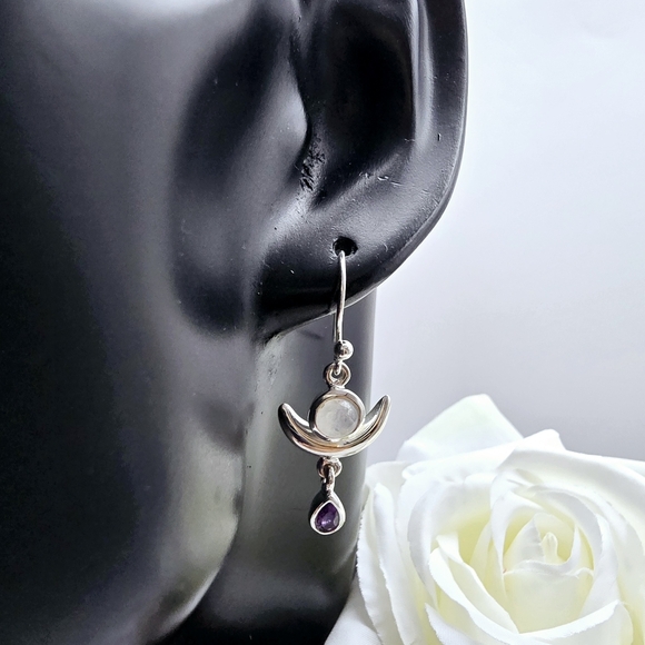 MOON LIBERTY EARRINGS - Picture 3 of 6